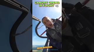 Aviation Safety  No Checklist leads to Canopy opened in flight and shattered shorts aviation [upl. by Ydnik998]