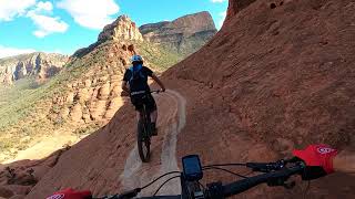 I slid out on the White Line trail in Sedona [upl. by Akerdnuhs]