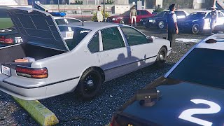 GTA 5 Cops Unmarked Impaler Sandyshores [upl. by Ahseikal]