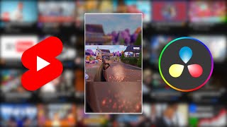 How To Make YouTubeTikTok Gaming SHORTS In Davinci Resolve [upl. by Nalym]