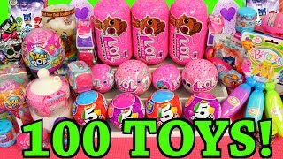 OPENING 100 TOYS Its a Toy Party [upl. by Dareg]