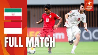 IR Iran vs Indonesia  Full Match  AFC U20 Asian Cup™ China 2025 [upl. by Laurentium]