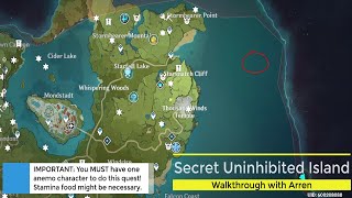 Genshin Impact Secret Uninhibited Island Quest Walkthrough Guide [upl. by Eulalie607]