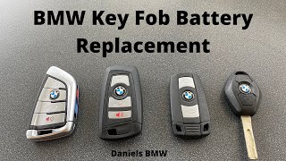 BMW Key Fob Battery Replacement [upl. by Ayouqes379]