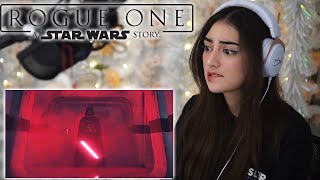 xQc reacts to Darth Vaders rage  Star Wars Rogue One Ending scene [upl. by Attirb]