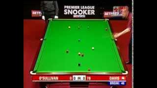 Snooker  2005 Premier League 1  Match09  OSullivan v Davis  Full Match [upl. by Arretal]