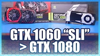 GTX 1060 “SLI” Benchmark vs 1080 CF 480 in Ashes [upl. by Kaine]