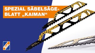 Spezial Säbelsägeblatt Kaiman  für hochabrasive Materialien 🐊💪 [upl. by Boyt]