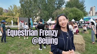 Equestrian event in Beijing draws crowds [upl. by Mcmillan]