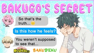 Deku Finds SECRETS in BAKUGOUS ROOM 😯 BNHA Texts  MHA Chat  BakuDeku [upl. by Joashus]