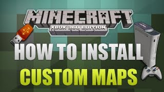 How To Install  Minecraft Xbox 360 Custom Maps Voice Tutorial [upl. by Laehctim966]