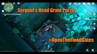 Serpents Head Grate Puzzle Open Door Levers [upl. by Dnana]