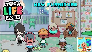 Toca Life World Build stories amp create your world  New Furniture Update The SNUGGLE CUBS Furniture [upl. by Nahshon]