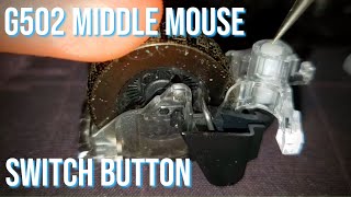 Fix for Logitech G502 Middle Mouse Switch Button [upl. by Allemac153]