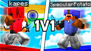 1v1ing Specularpotato in Bedwars amp Duels [upl. by Iggam]