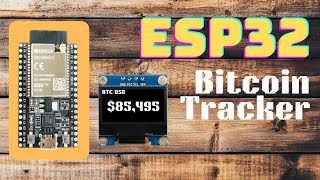 Bitcoin Crypto Tracker Tutorial  ESP32 [upl. by Inman959]