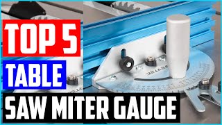 Best Table Saw Miter Gauge Top 4 Picks [upl. by Arney]