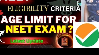 age criteria for neet students [upl. by Nirro]