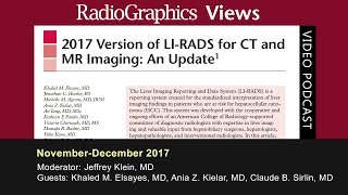 2017 Version of LIRADS for CT and MR Imaging An Update [upl. by Markson]