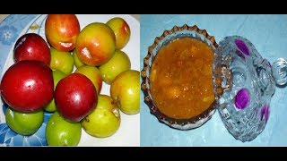 MurabbaEasy Plum Murabba recipe ALOO BUKHARA CHUTNEY [upl. by Sherie543]