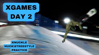 XGAMES 2024  DAY 2  KNUCKLE HUCK\STREETSTYLE PRACTICE [upl. by Yderf]