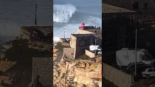 Pedro scooby surfando onda gigante em Nazaré [upl. by Crudden]