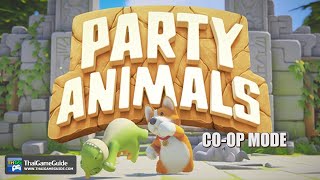 Party Animals Playtest  Local Split Screen Coop Mode  Team Score Full Gameplay TEST B [upl. by Ffoeg]