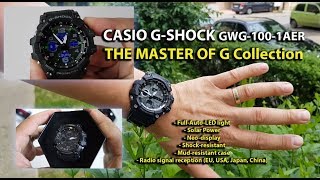 Casio GShock GWG1001AER MUDMASTER Solar MultiBand 6 review [upl. by Valley672]