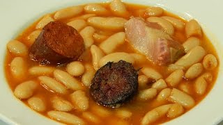 Receta de la fabada Asturiana [upl. by Olshausen]