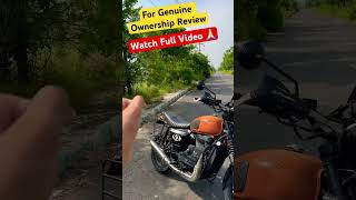 Yezdi Scrambler Owner Review Is Out Now ✅ Must Watch jawa yezdi review shorts [upl. by Snowber]