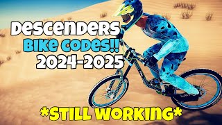 ALL DESCENDERS BIKE CODES 20232024  WORKING [upl. by Kacie]