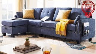 ✅ TOP 5 Best Sectional Sofas  2022 Buyers Guide [upl. by Evatsug]