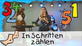 🐶 In Schritten zählen  Mathe Lernlieder mit Marie Wegener  Kinderlieder [upl. by Wengert]