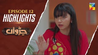 Judwaa  Highlights  Episode 12   Aina Asif amp Adnan Raza Mir   HUM TV [upl. by Ellita]