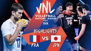 FRA vs JPN  Highlights Week 2  Mens VNL 2021 [upl. by Lledrac]