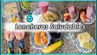 6 ideas de LONCHERAS SALUDABLES para niños 🥙🍗ONCES SALUDABLES 🍎IDEAS DE REFRIGERIO PARA NIÑOS 🥟🧆 [upl. by Orin637]