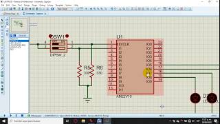 Simular programa de WinCupl para GAL22v10 en Proteus 8 2020 [upl. by Kirtap]