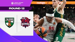 Stunning Comeback From 16 to Victory  Zalgiris  Baskonia  BASKETBALL HIGHLIGHTS R12 202425 [upl. by Noryt267]