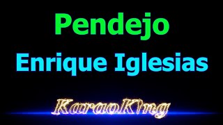 Enrique Iglesias  Pendejo  Karaoke [upl. by Norse]