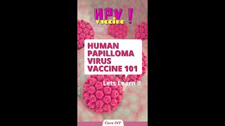 HPV vaccine 101 in 60 secs [upl. by Jemy]