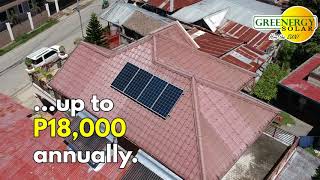 1kW OnGrid System  GREENERGY Solar [upl. by Kiyoshi91]