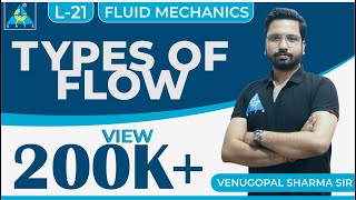 Fluid Mechanics  Module 3  Types of Flow Lecture 21 [upl. by Ettezzil391]