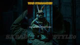 🐰 The Rabbit War Commander  bunny shorts shortvideo shortsviral viralshorts viralvideo [upl. by Hatch110]