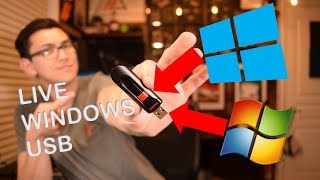 Install and Run Portable Windows 7810 Off a Live USB Flash Drive [upl. by Nerad]