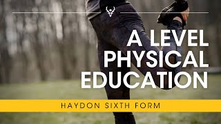 Haydon School  A level PE [upl. by Warrin]