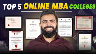 Top 5 Online MBA Universities in India 🔥 Part Time MBA Degree  Placement  FEES  Course [upl. by Zeeba]