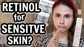 How to use RETINOL if you have SENSITIVE SKIN Dr Dray [upl. by Ahsin421]