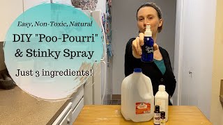 Easy NonToxic Natural DIY quotPoo Pourriquot and Stinky Spray [upl. by Ennayoj335]