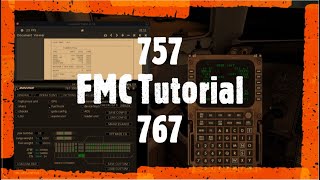 X Plane 11  757 and 767 FMC Tutorial  Delta Airlines Flight Factor How To [upl. by Enenaj532]