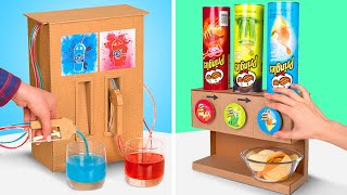 Chips And Soda DIY Machine  How To Make Dispensers For The Best Snack Combo [upl. by Town]